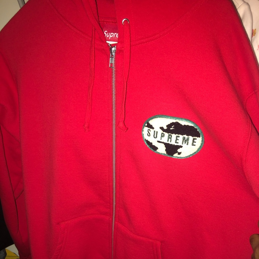 Supreme World Famous Zip Up Hoodie